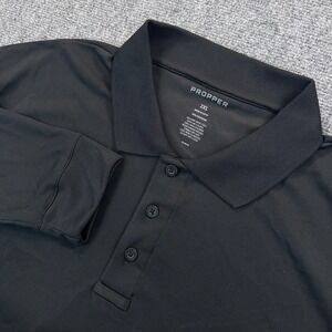 Propper‎ Uniform Polo
Long Sleeve Shirt Men's 2XL Black Performance Utility Work
